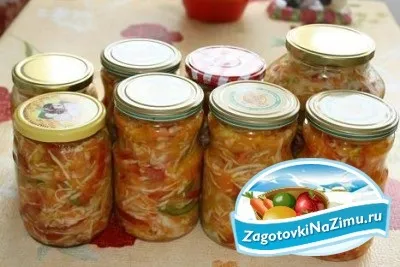 Закуска з капусти на зиму (капусти) Закуска з капусти на зиму