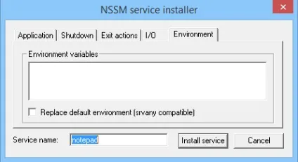 Запуск програми як служби windows (через nssm)