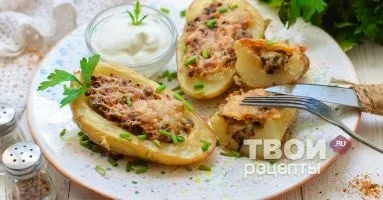 Жульєн в картоплі - смачний рецепт з покроковим фото (картоплі) Жульєн в картоплі - смачний рецепт з покроковим фото
