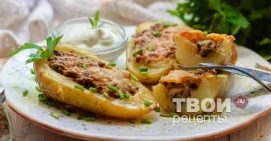 Жульєн в картоплі - смачний рецепт з покроковим фото (картоплі) Жульєн в картоплі - смачний рецепт з покроковим фото