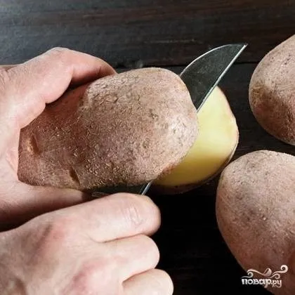 Жульєн в картоплі - покроковий рецепт з фото на (рецепти з фото) Жульєн в картоплі - покроковий рецепт з фото на