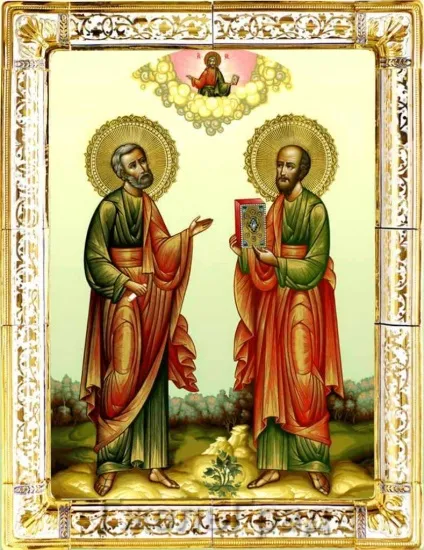 Святі апостоли Петро і Павло ікона, молитва, день святкування (апостоли) Святі апостоли Петро і Павло ікона, молитва, день святкування