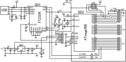 Arduino своїми руками з usb портом