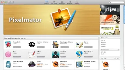 Apple запустила магазин додатків mac app store