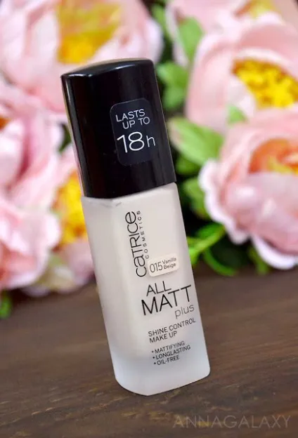 Anna galaxy catrice all matt plus, тональний крем з матуючим ефектом 015 vanilla beige