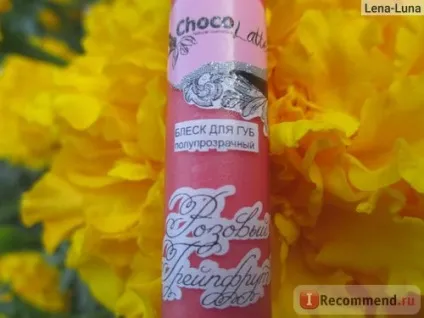 Бальзам-блиск для губ chocolatte рожевий грейпфрут - «тестуємо натуральний блиск (chocolatte) Бальзам-блиск для губ chocolatte рожевий грейпфрут - «тестуємо натуральний блиск