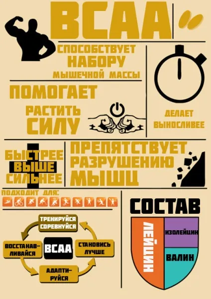 Bcaa наукові дослідження, ефективність, як приймати, інфографіка та факти (приймати) Bcaa наукові дослідження, ефективність, як приймати, інфографіка та факти