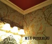 Бордовий натяжна стеля фото, приклади та приклади (стелю) Бордовий натяжна стеля фото, приклади та приклади