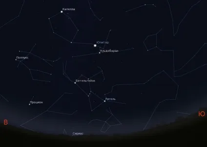Велика вселеннаяпланети в грудні 2012 року (години сходу сонця) Велика вселеннаяпланети в грудні 2012 року