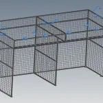 Креслення кіоску, металоконструкції, креслення в (Софт ArchiCAD Склад) Креслення кіоску, металоконструкції, креслення в