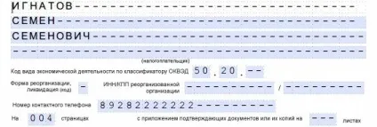 Декларація ЕНВД 2015 зразок заповнення (порядок заповнення декларації з ЕНВД) Декларація ЕНВД 2015 зразок заповнення
