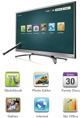 Телевізори lg pentouch tv - привабливі можливості сенсорного екрану (можливості) Телевізори lg pentouch tv - привабливі можливості сенсорного екрану