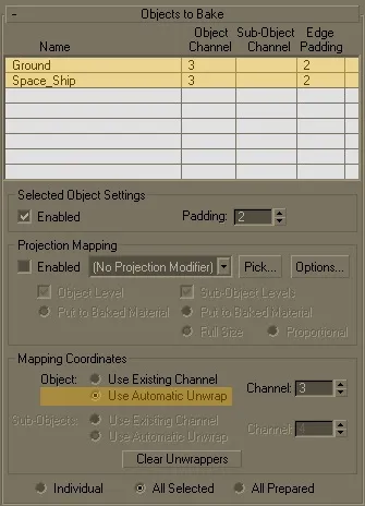 Texture baking with v-ray, part i