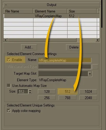 Texture baking with v-ray, part i