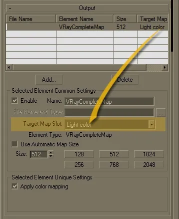 Texture baking with v-ray, part i