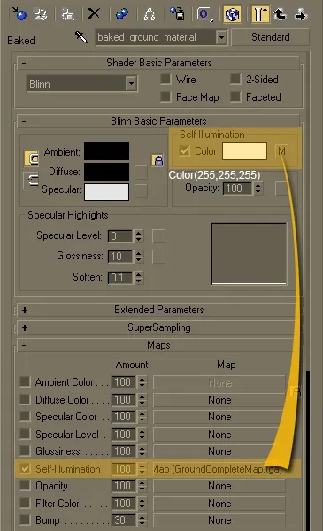 Texture baking with v-ray, part i