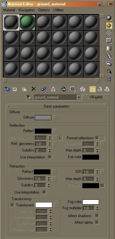 Texture baking with v-ray, part i