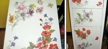Техніка декупажу на меблів (меблів) Техніка декупажу на меблях