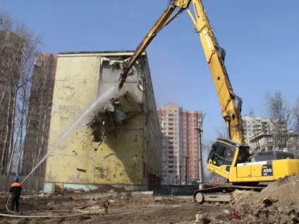 Техніка для зносу будівель, дозвіл на знесення будівлі (будівель) Техніка для зносу будівель, дозвіл на знесення будівлі