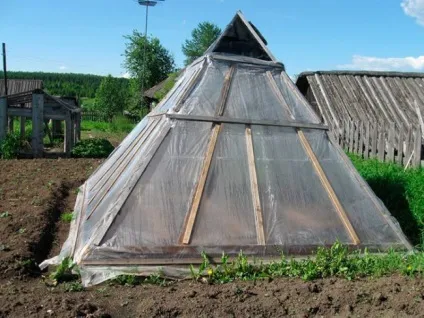 Теплиця піраміда з полікарбонату своїми руками (креслення) і вплив пірамідальної теплиці на (теплиця) Теплиця піраміда з полікарбонату своїми руками (креслення) і вплив пірамідальної теплиці на