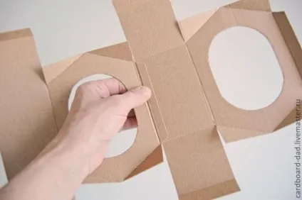 Робимо годівницю з картону - ярмарок майстрів - ручна робота, handmade (лінійка) Робимо годівницю з картону - ярмарок майстрів - ручна робота, handmade