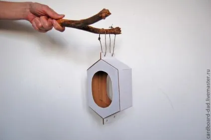 Робимо годівницю з картону - ярмарок майстрів - ручна робота, handmade (олівець) Робимо годівницю з картону - ярмарок майстрів - ручна робота, handmade