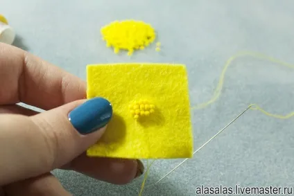 Робимо брошку-ромашку з бісеру - ярмарок майстрів - ручна робота, handmade (фетр) Робимо брошку-ромашку з бісеру - ярмарок майстрів - ручна робота, handmade