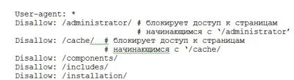 Disallow robots txt