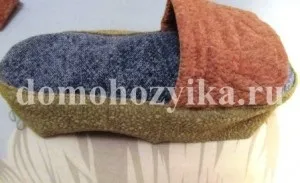 Домашні тапочки своїми руками