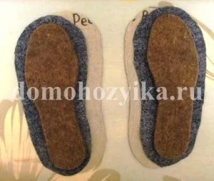 Домашні тапочки своїми руками