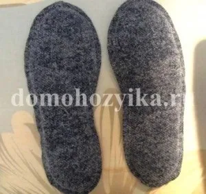 Домашні тапочки своїми руками