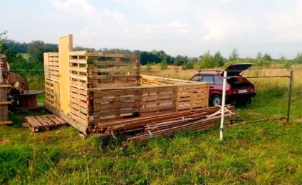 Будинок з піддонів своїми руками фото будівництва (піддонів) Будинок з піддонів своїми руками фото будівництва