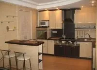 Вітальня, поєднана з кухнею (об'єднання кухні вітальні) Вітальня, поєднана з кухнею
