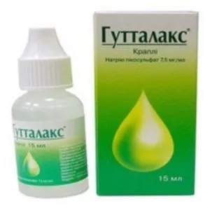 Гутталакс опис препарату і інструкція із застосування (інструкція) Гутталакс опис препарату і інструкція із застосування