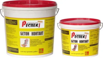 Грунтовка бетон-контакт технічні характеристики (характеристики) Грунтовка бетон-контакт технічні характеристики