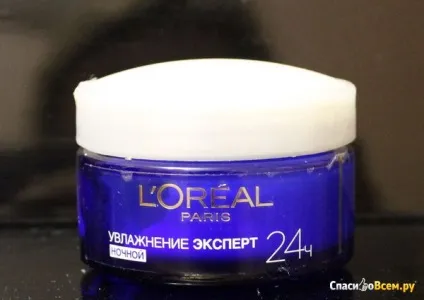 Відгук про крем для обличчя l - oreal paris - зволоження експерт - нічний зволожуючий догляд для всіх (крем) Відгук про крем для обличчя l - oreal paris - зволоження експерт - нічний зволожуючий догляд для всіх