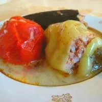 Толма з овочів - фаршировані баклажани, помідори, перець (баклажани) Толма з овочів - фаршировані баклажани, помідори, перець