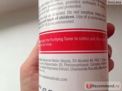 Тонік для жирної шкіри обличчя christina comodex purifying toner - «тонік для проблемної шкіри», відгуки (тонік) Тонік для жирної шкіри обличчя christina comodex purifying toner - «тонік для проблемної шкіри», відгуки
