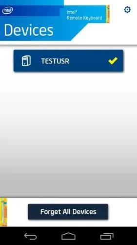 Використовуйте android-телефон в якості клавіатури для комп'ютера з додатком intel remote keyboard