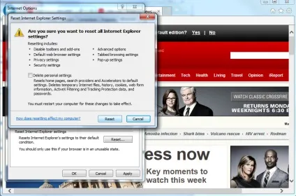 Internet explorer перестав працювати
