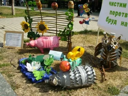 З пластикових пляшок своїми руками (пляшок) З пластикових пляшок своїми руками