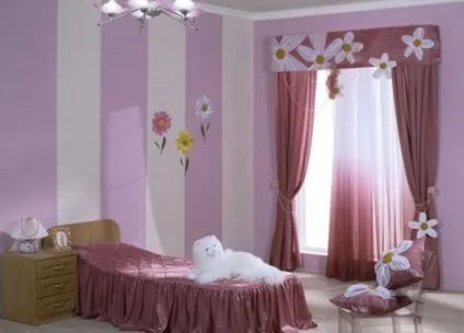Які штори поєднуються з бузковими шпалерами - фото ідеї квітів - легка справа (штори) Які штори поєднуються з бузковими шпалерами - фото ідеї квітів - легка справа