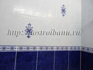 Як класти плитку на стіну в лазні (Кахельна плитка стіні лазні) Як класти плитку на стіну в лазні