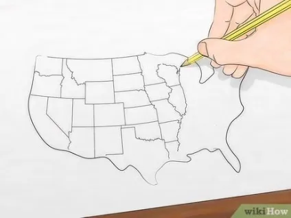 Як намалювати карту сша (намалювати) Як намалювати карту сша