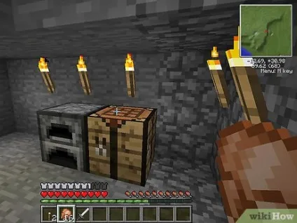 Як знаходити корисні копалини в печері minecraft