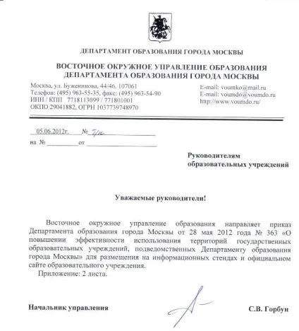 Як написати супровідний лист (зразок)