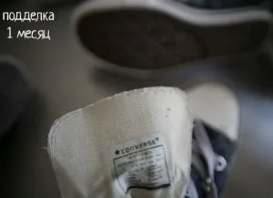 Як відрізнити конверси від підробки