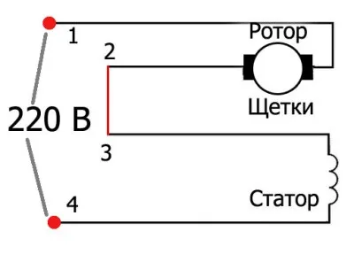 Як підключити однофазний електродвигун, схема запуску (схема) Як підключити однофазний електродвигун, схема запуску