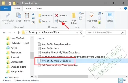 Як пакетно перейменувати декількох файлів в ос windows (перейменувати) Як пакетно перейменувати декількох файлів в ос windows