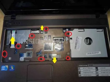 Як розібрати ноутбук acer aspire 5742g (acer) Як розібрати ноутбук acer aspire 5742g